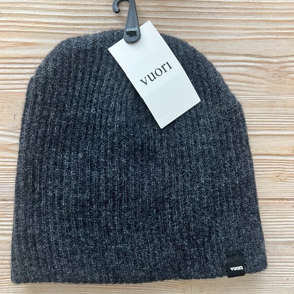 Vuori Other - Vuori Cozy Cashmere Knit Beanie hat – Charcoal Gray – NWT